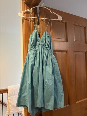 Abercrombie & Fitch Teal Blue Mini Dress